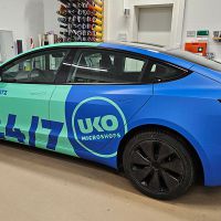 carwrapping-vollfolierung-auto-verschiedenfärbig-matt-tesla