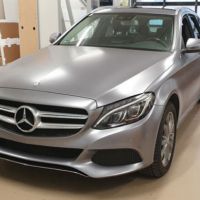 carwrapping-vollfolierung-mercedes-silber-matt-auto